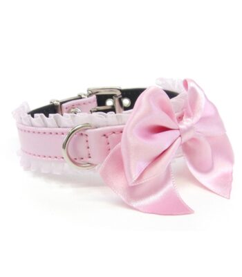 Collar Pink Bow