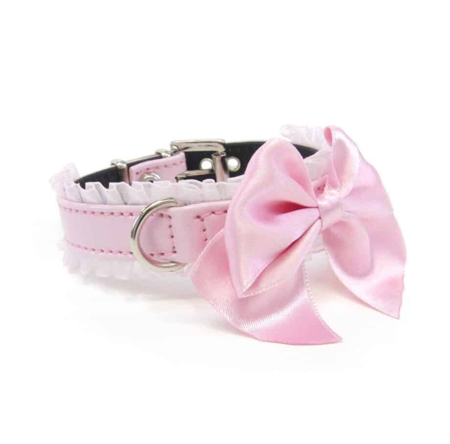 Collar Pink Bow