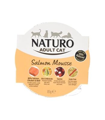 naturo salmón para gatos