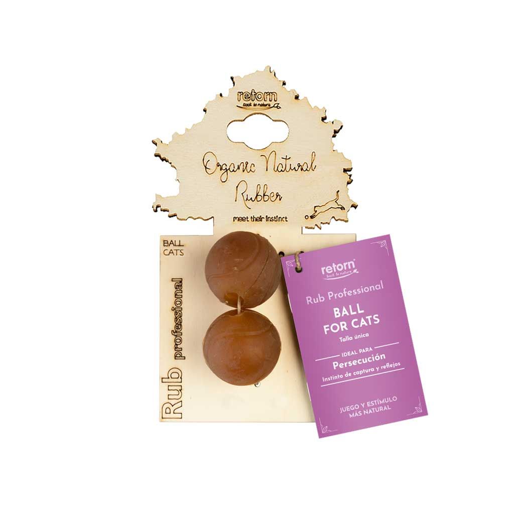 Juguete para gatos Retorn Rub Ball for Cats x2