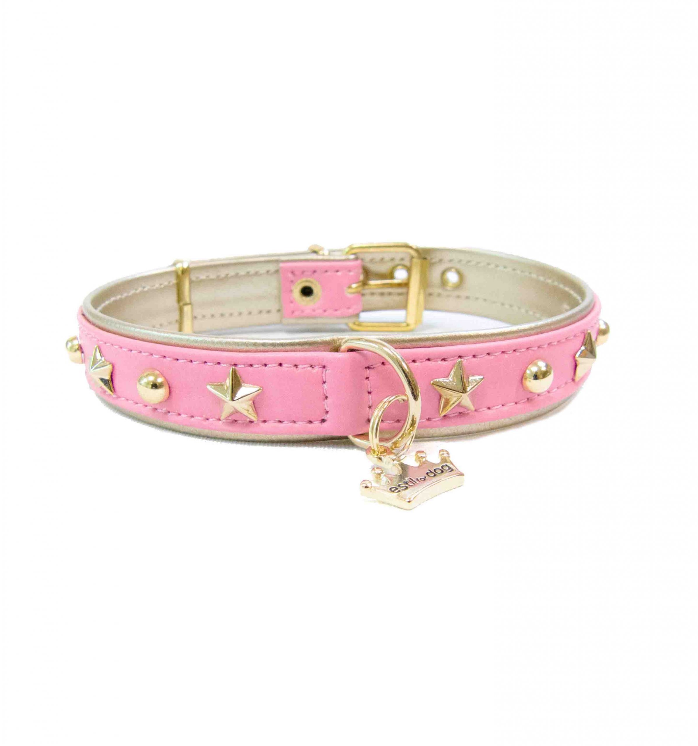 tabaco Capataz Niño Collar My Sweet Star Pink | Collar de diseño para perros | Ole tus huellas