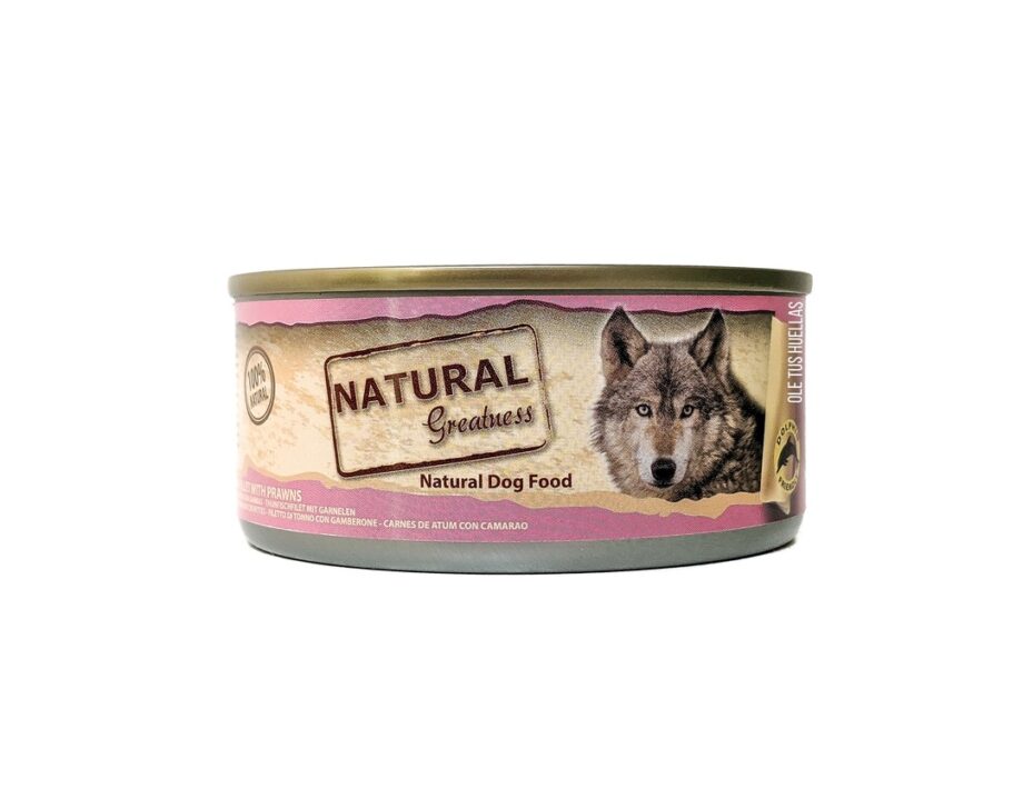 Natural Greatness Atún con Gambas para perros