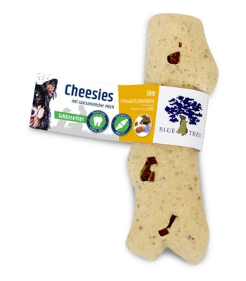 Cheesie con Pato, Algarroba y Linaza