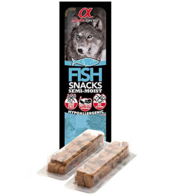 Alpha Spirit Tacos de pescado para perros