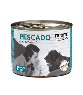 Lata Retorn Pescado con Zanahoria: para perros