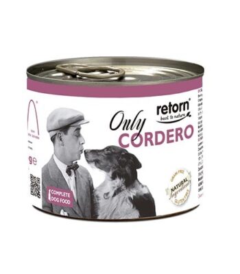 Lata Retorn Only Cordero: para perros