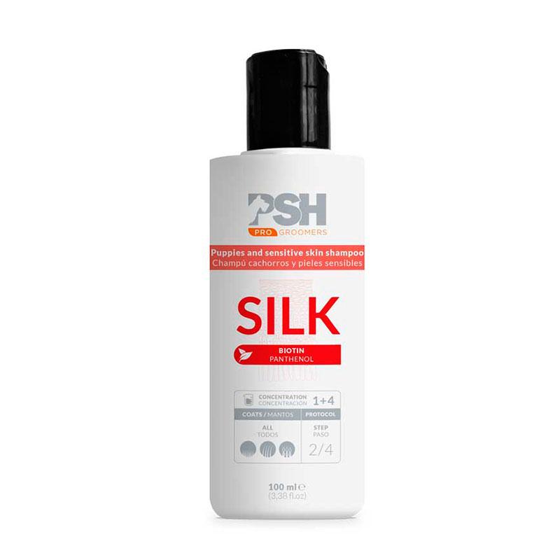 PSH Champú Silk X-2 con Biotina - 1Litro
