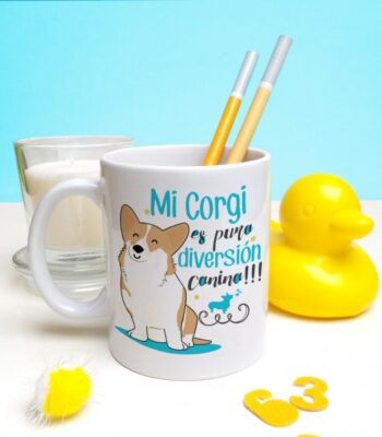 Taza Perruna Corgi