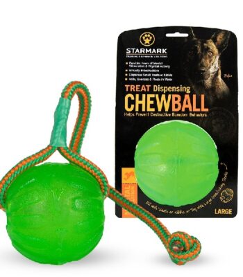 Pelota con cuerda Starmark Chew Swing & Fling