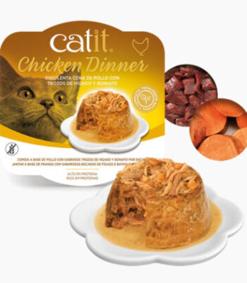 Catit Pollo, Hígado de pollo y Boniato