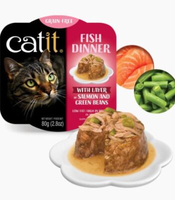 Catit Suculento Atún, Salmón y Judías Verdes