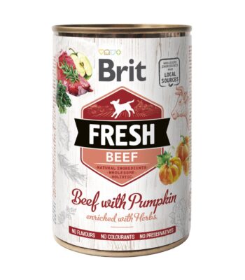 Brit Fresh Receta de Carne de Vaca y Calabaza