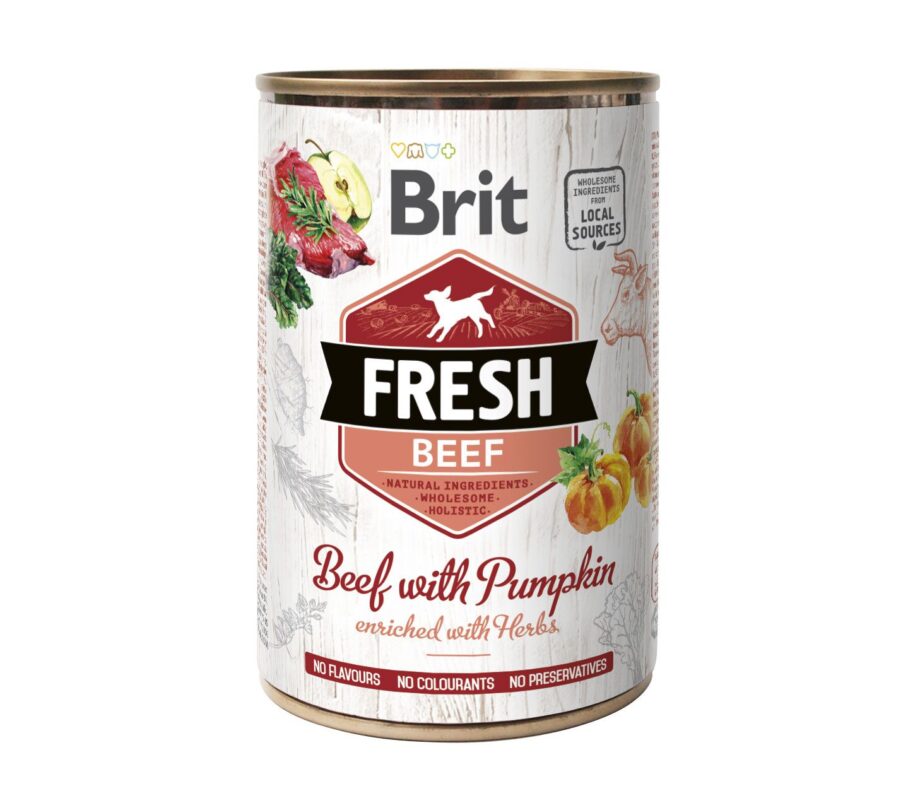 Brit Fresh Receta de Carne de Vaca y Calabaza