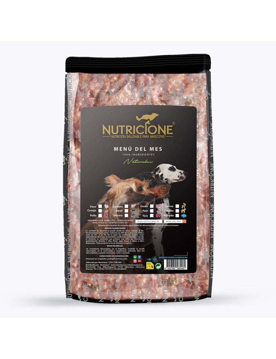 Menú del Mes Nutricione - BARF