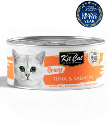 Kit Cat Lata Atún con Salmón en salsa