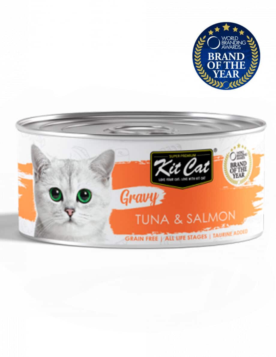 Kit Cat Lata Atún con Salmón en salsa