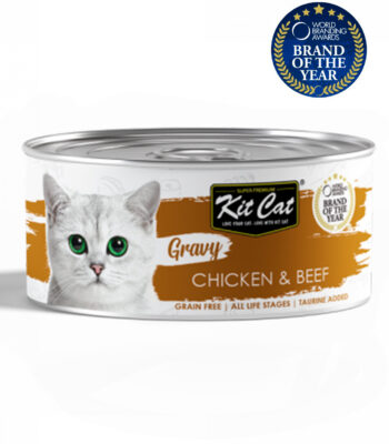 Kit Cat Lata Pollo con Ternera en salsa