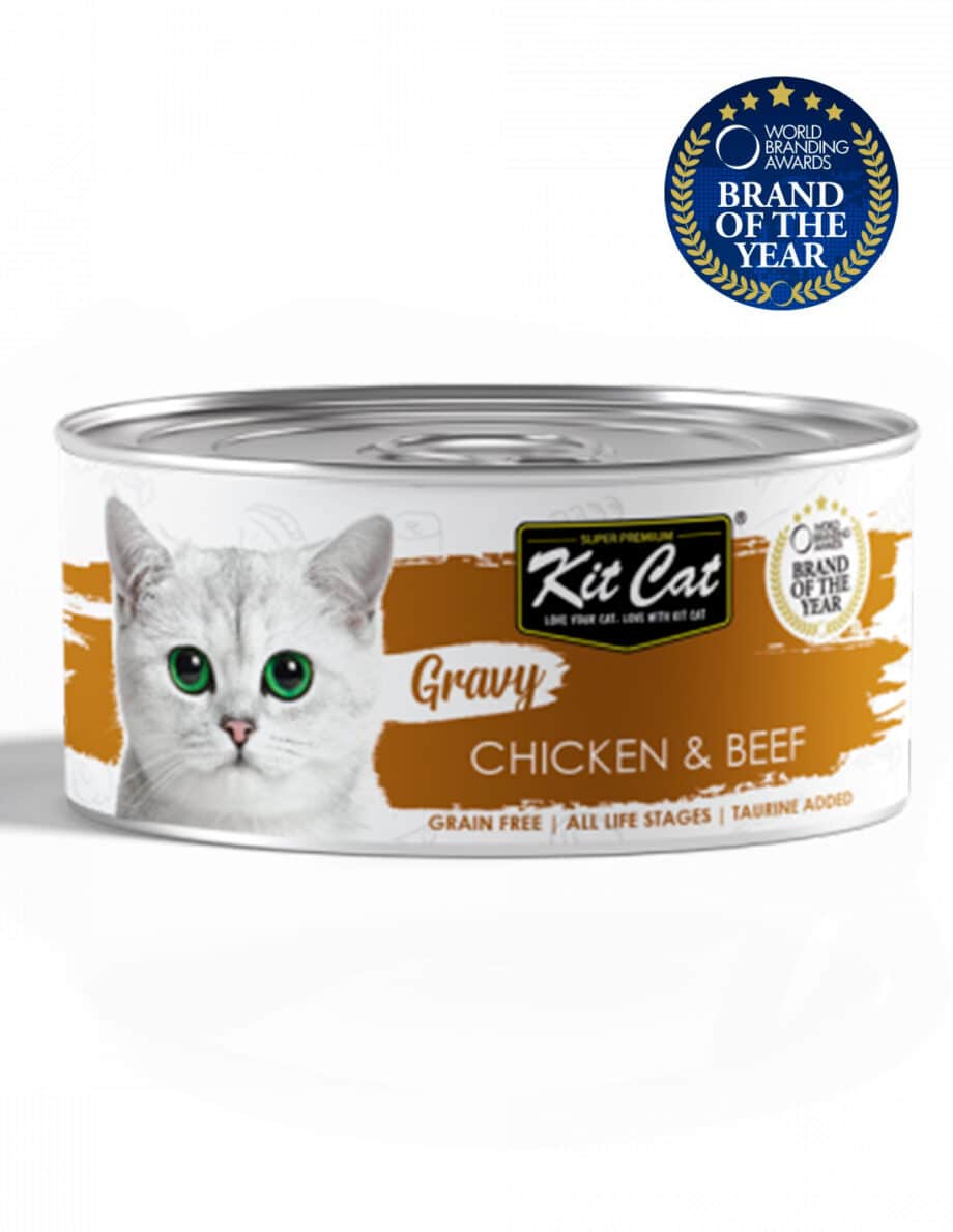 Kit Cat Lata Pollo con Ternera en salsa