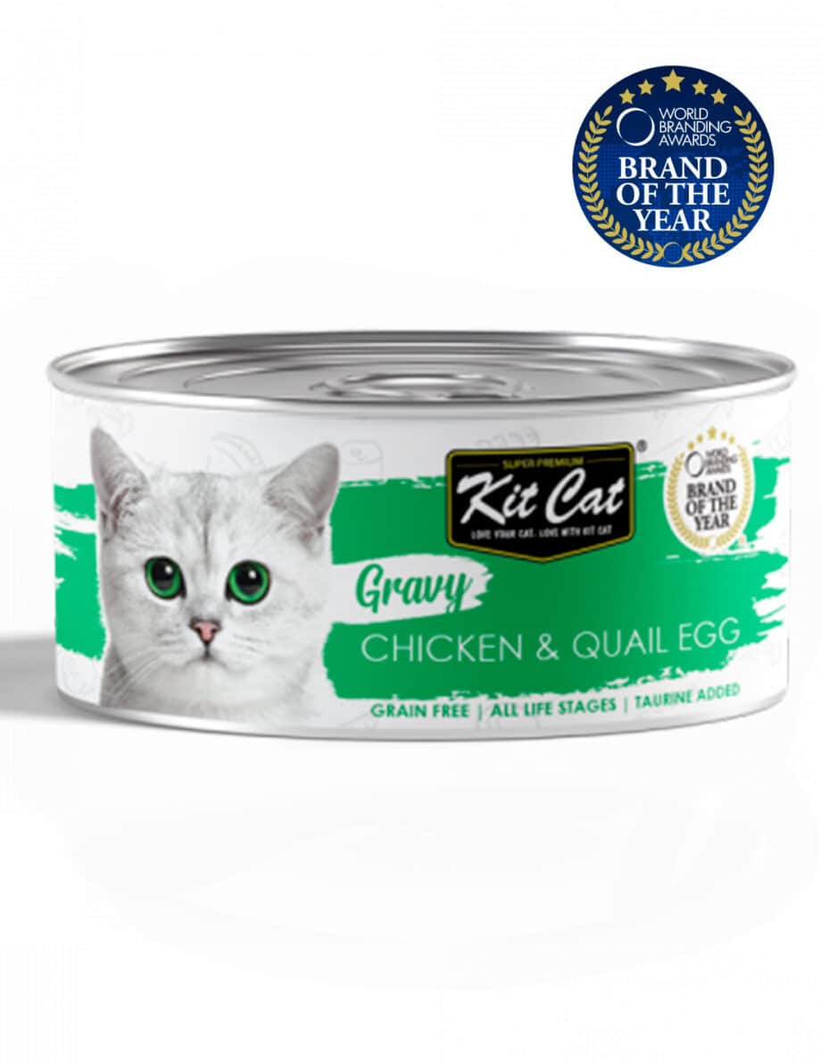 Kit Cat Lata Pollo con Huevo de Codorniz en salsa