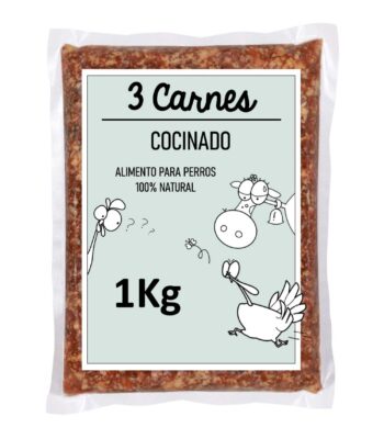 Menú Cocinado Guau&Cat Pollo, Ternera y Pavo