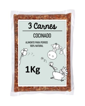 Menú Cocinado Guau&Cat Pollo, Ternera y Pavo