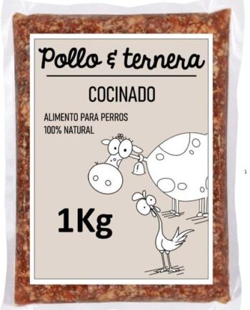 Menú Cocinado Guau&Cat Pollo y Ternera