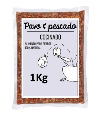 Menú Cocinado Guau&Cat Pavo y Pescado