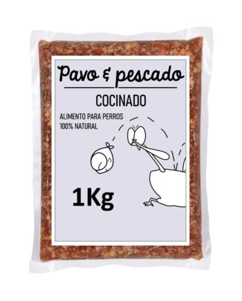 Menú Cocinado Guau&Cat Pavo y Pescado