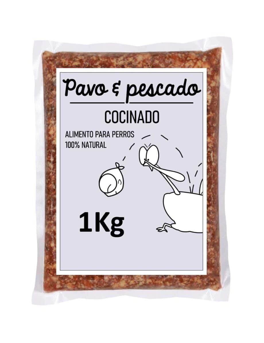 Menú Cocinado Guau&Cat Pavo y Pescado