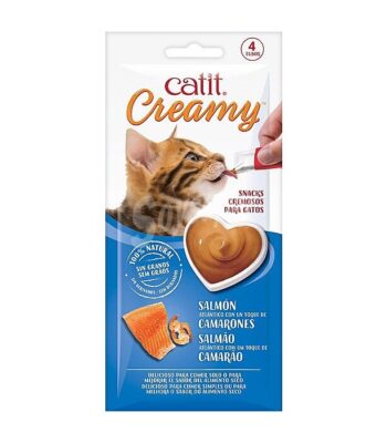 Catit Creamy Receta de Salmón y Gambas