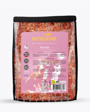 Menú Barf Pavo Nutricione
