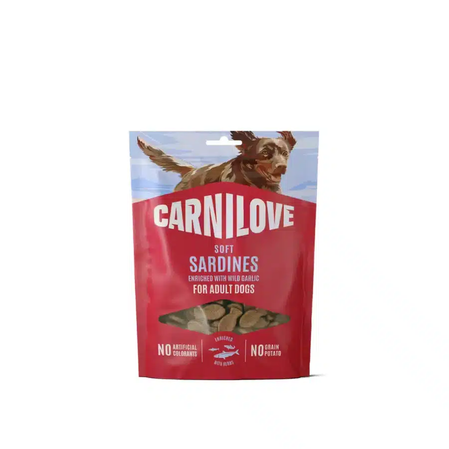 Snacks tiernos Carnilove Sardina y Ajo para Perros