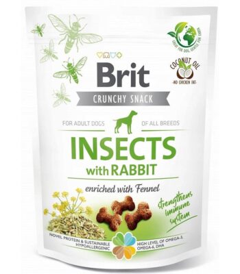 Snacks Funcionales Brit - Insectos con Conejo