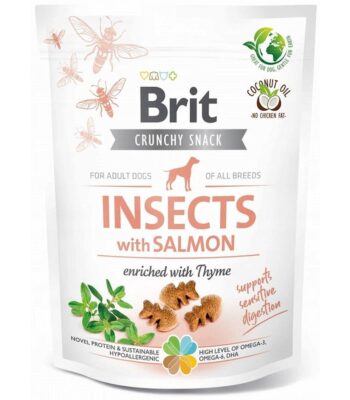 Snacks Funcionales Brit - Insectos con Salmón