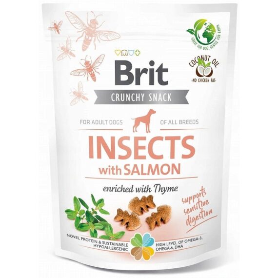 Snacks Funcionales Brit - Insectos con Salmón