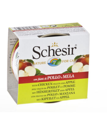 Schesir Pollo con Manzana para Gatos
