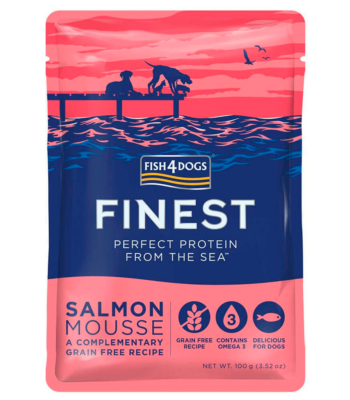 Fish4Dogs Pouch Mousse Salmón