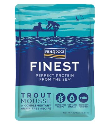 Fish4Dogs Pouch Mousse Trucha