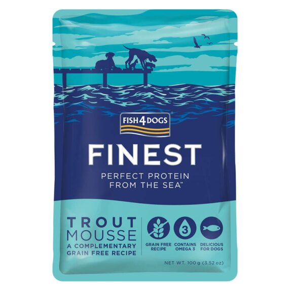 Fish4Dogs Pouch Mousse Trucha