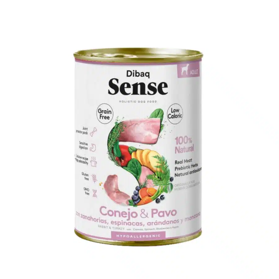 Dibaq Sense Lata Conejo y Pavo