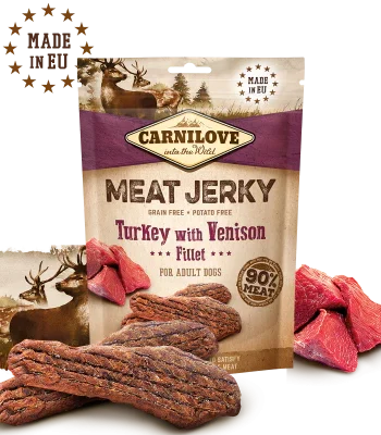 Carnilove Meat Jerky - Barritas de Pavo y Ciervo