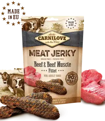 Carnilove Meat Jerky - Filetes de Pavo y Ternera