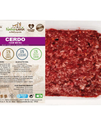 BARF Naturcanin Cerdo - 500 gramos