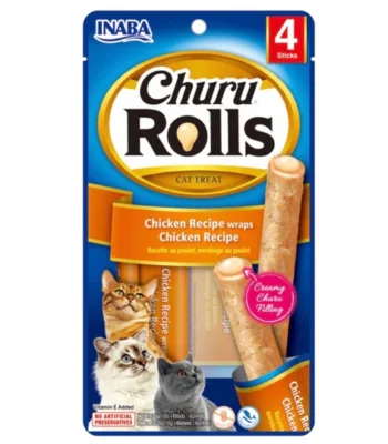 INABA Churu Rolls Pollo para gatos