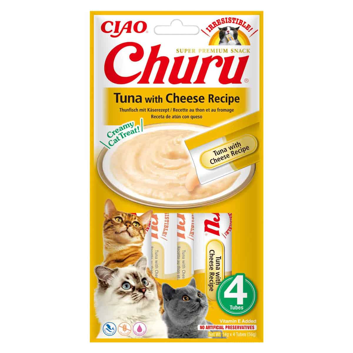 CIAO Churu Snack Gato: Atún y queso