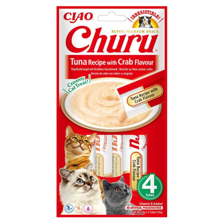 Churu® Puré Receta de Atún con Cangrejo