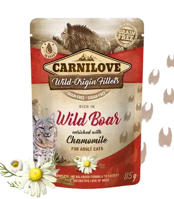 Carnilove Pouch Gatos - Pollo, Jabalí y Manzanilla