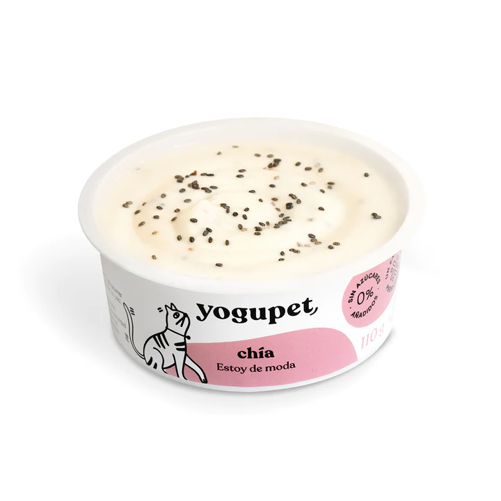 Yogupet -Yogurt para gatos con Semillas de Chía