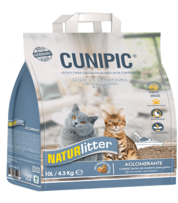 Arena Aglomerante Natural Naturlitter Clumping