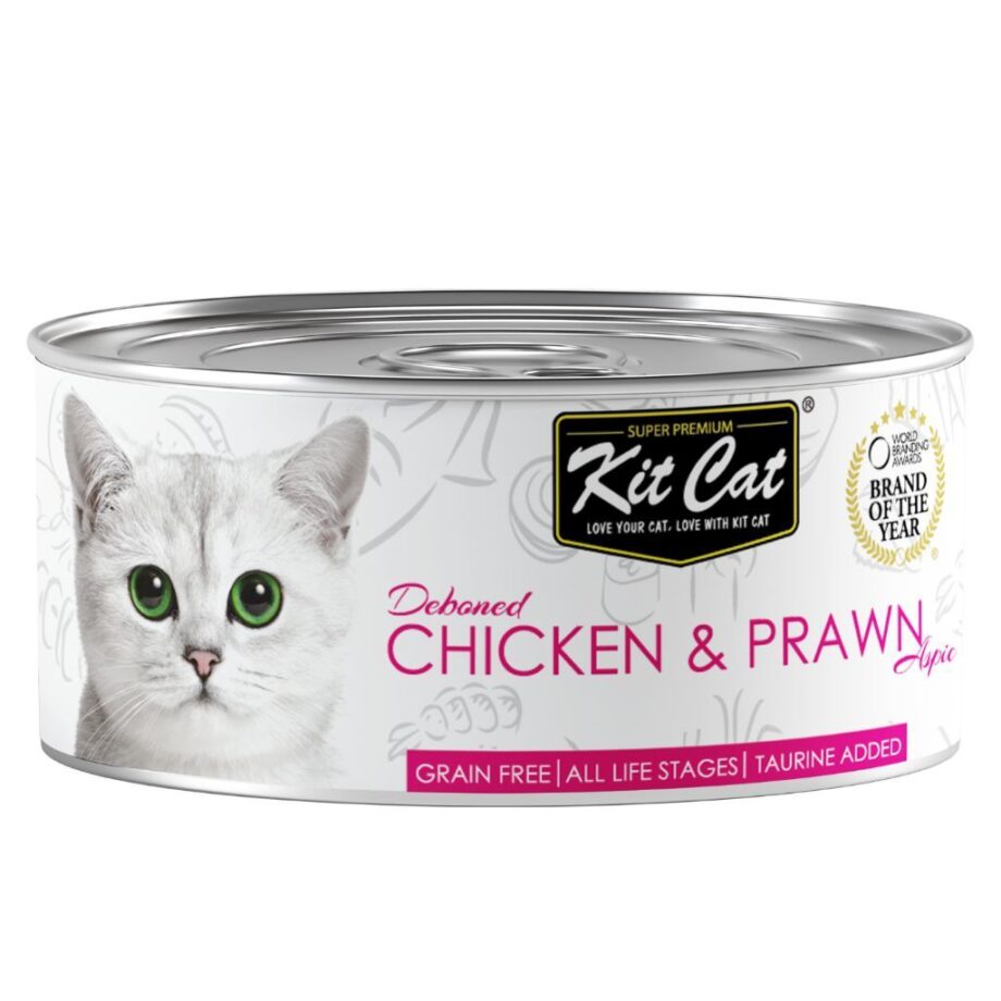 Kit Cat Lata Pollo con Gambas en Salsa